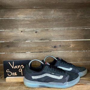 Womens Vans Ave Pro Black Suede Low Athletic Casual Skate Sneakers Shoes Size 9‎